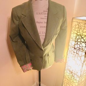 I’m everything your not , wool green blazer